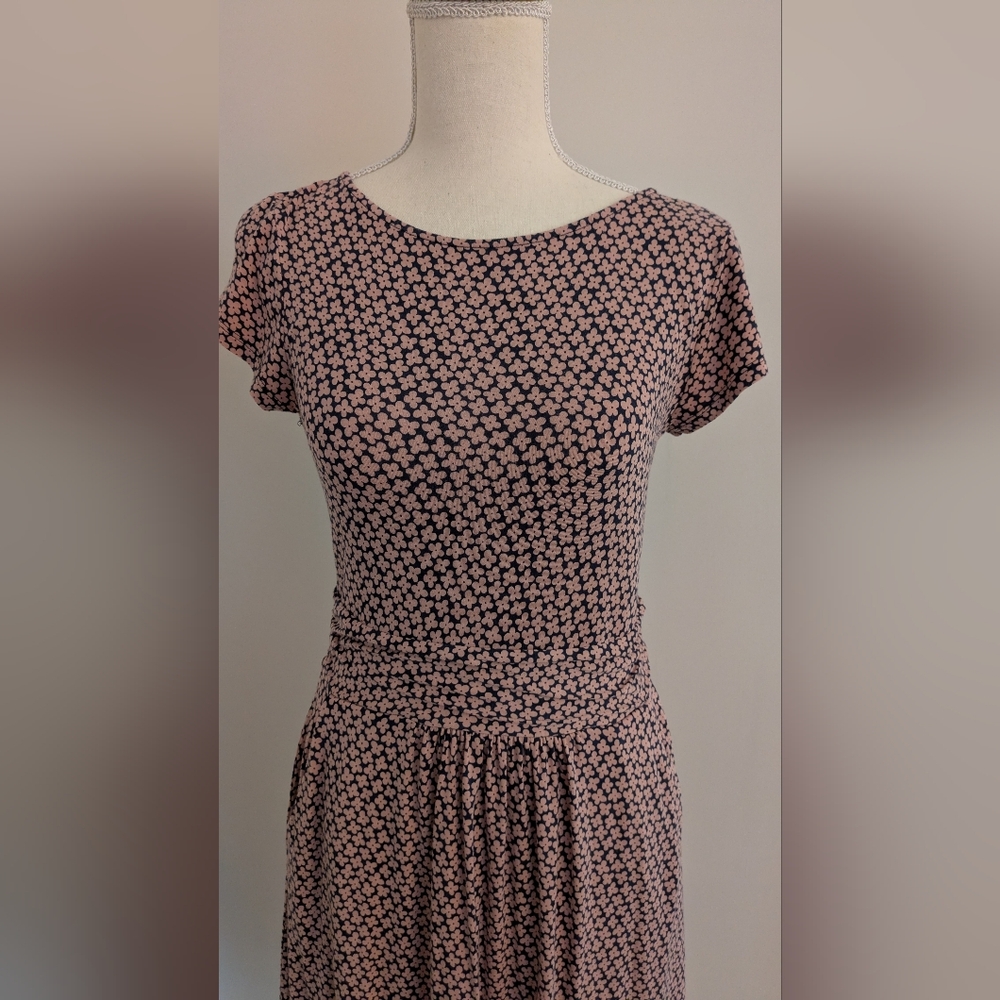 Boden Daisy Print Amelie Jersey Dress, Small Petite - Picture 3 of 10